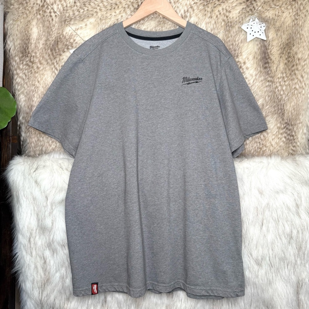 Milwaukee Men's Grey Short Sleeve T-Shirt
